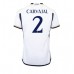 Real Madrid Daniel Carvajal #2 Kopio Koti Pelipaita 2023-24 Lyhyet Hihat